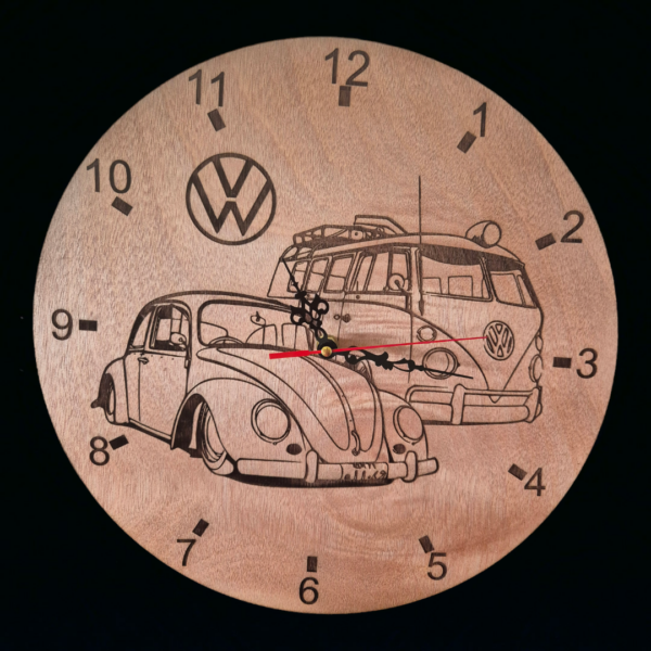 horloge en bois